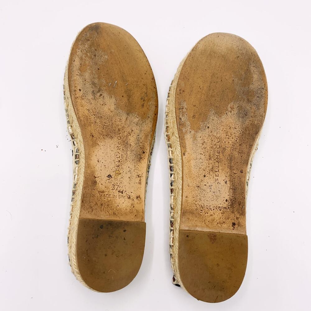 Stella McCartney Canvas Flat Espadrille in Leopard Print - Picture 11 of 11